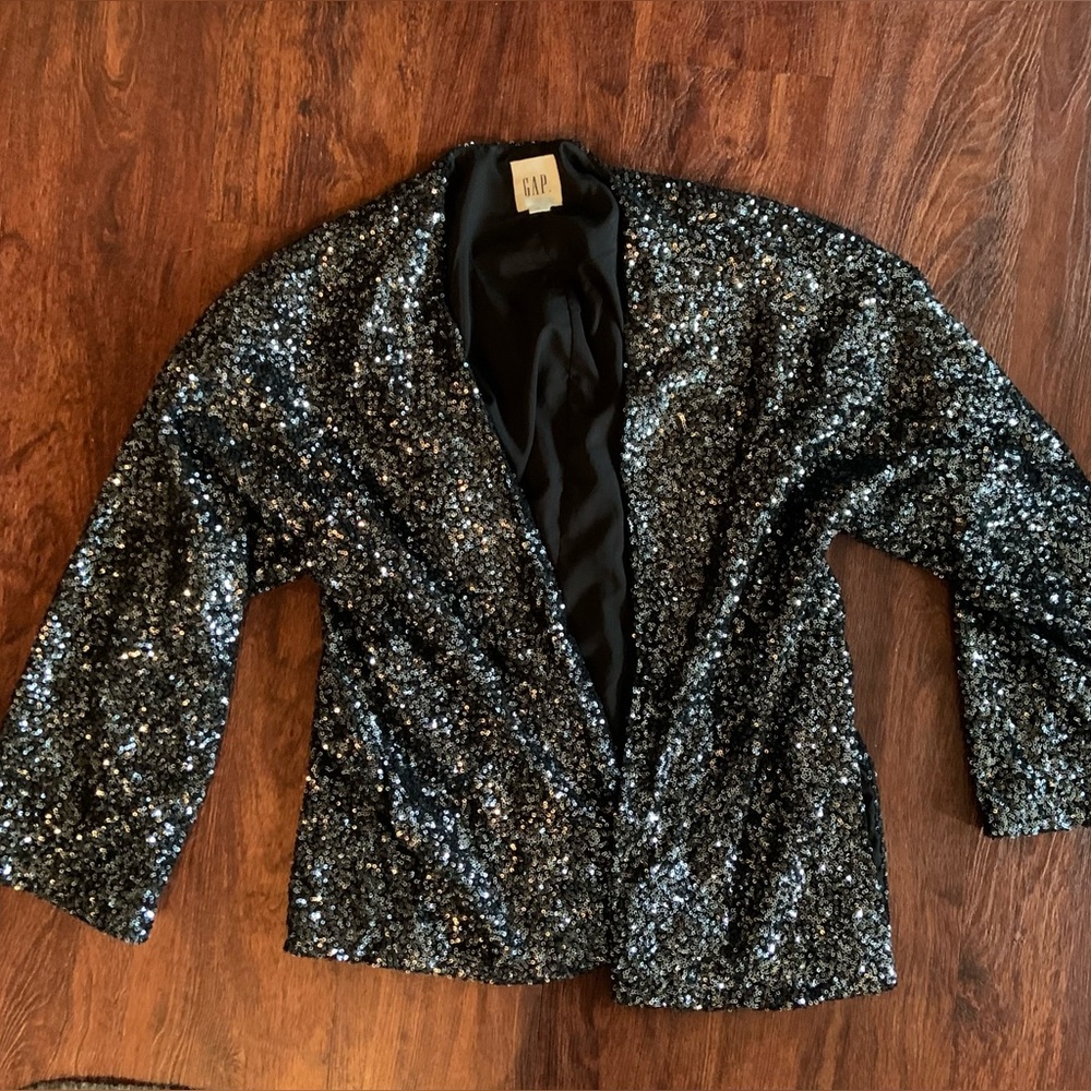 Gap womens small sequin blazer